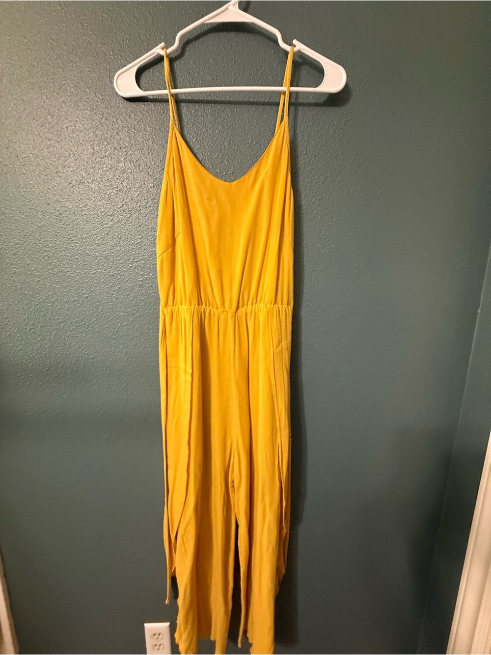 Yellow Sleeveless Jumpsuit